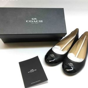 Coach Chelsea Matte Calf Flats Size 6.5